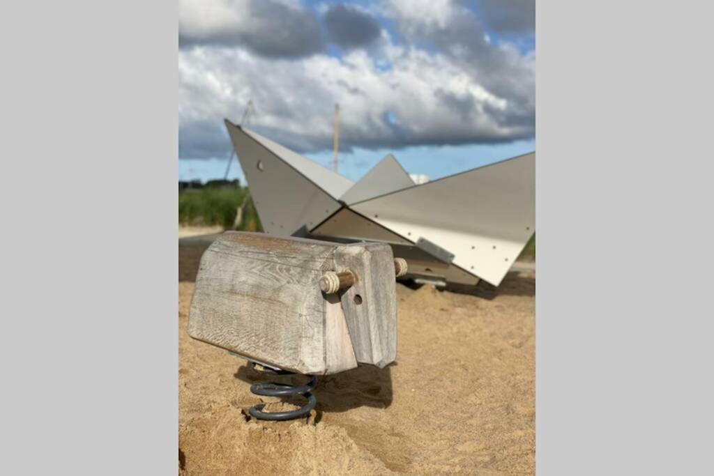 Ferienwohnung am Südstrand auf Fehmarn, Hafenblick Exterior foto